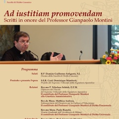 Ad iustitiam promovendam. Scritti in onore del Professor Gianpaolo Montini