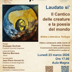 Laudato Si. Il Cantico delle creature e la poesia del mondo