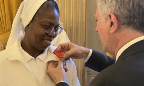Award of the Legion of Honor to Sr. Mary Lembo