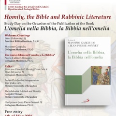 Homily, the Bible and Rabbinic Literature