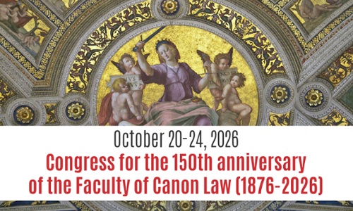 Congress for the 150th anniversary of the Faculty of Canon Law